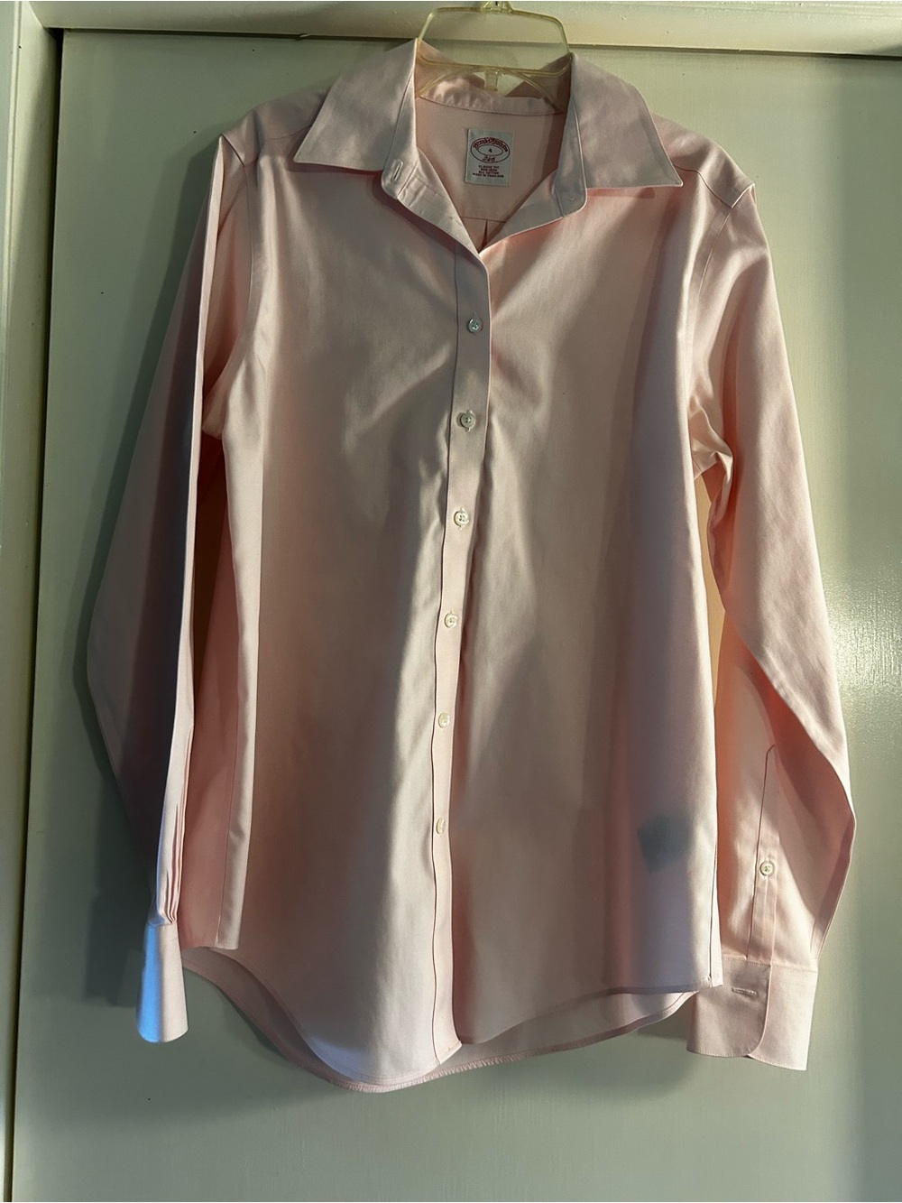 Brooks Brothers Pale Pink Cotton Dress Shirt